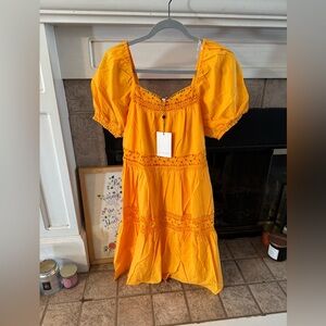 Hale Bob Yellow Dress NWT